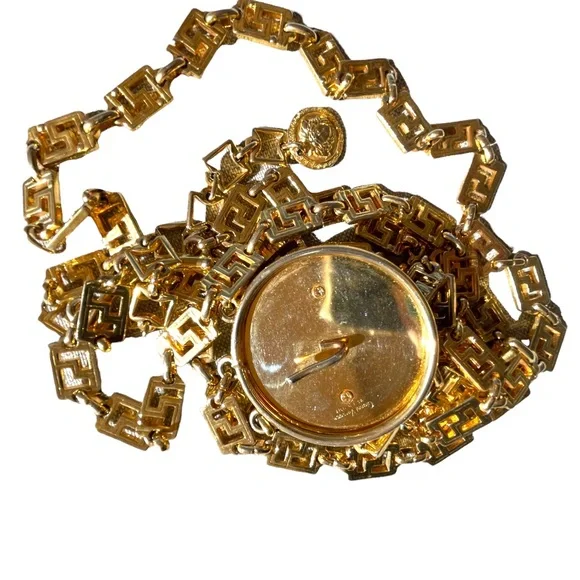 Gianna Versace Greek Key Bondage Collection Chain Medusa Belt - Picture 8 of 16